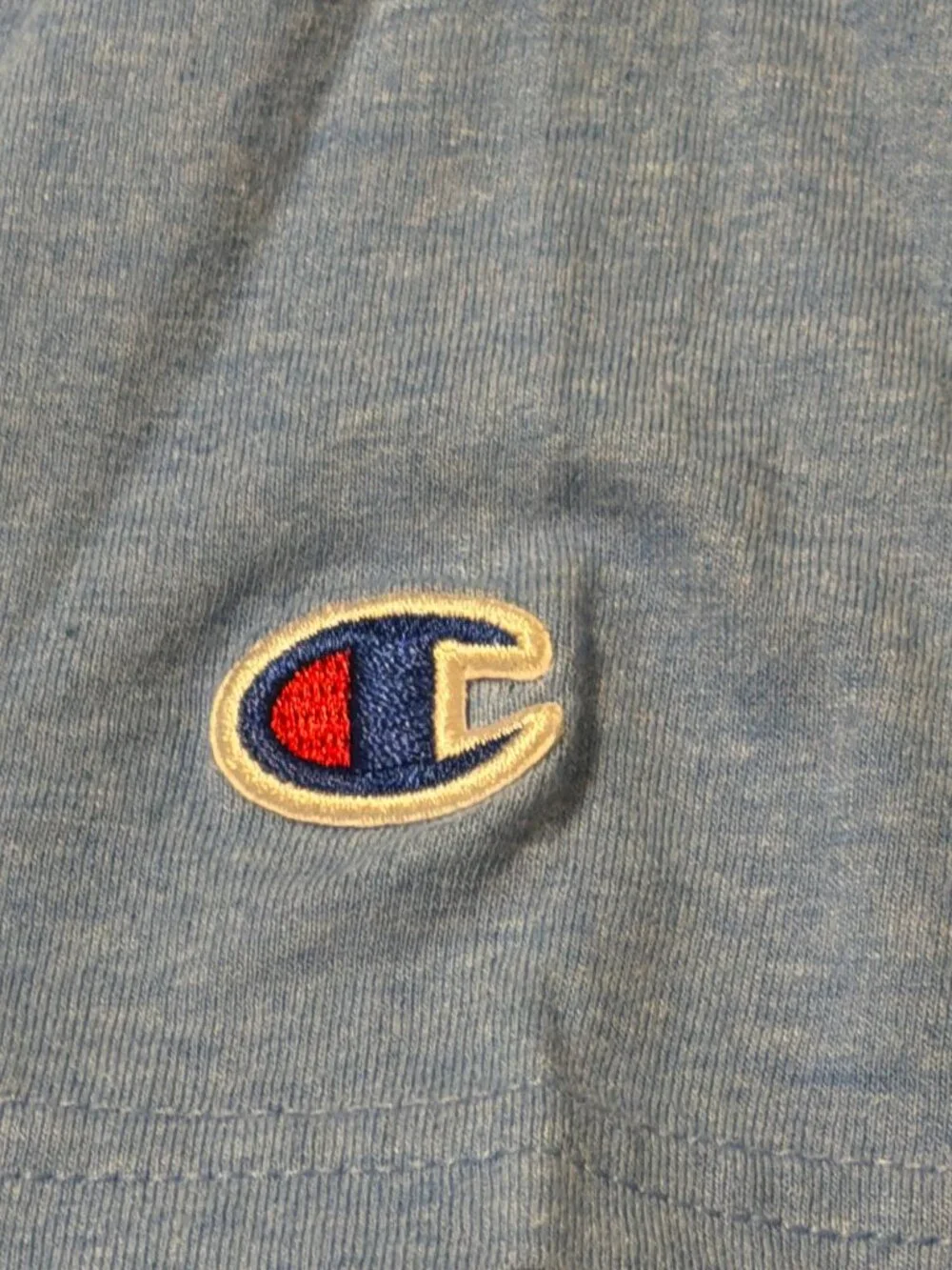 Champion Utah Hockey Club Front Graphic T Shirt Heather Blue NHL Logo Sz M - Picture 3 of 4
